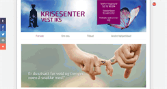Desktop Screenshot of krisesentervest.no